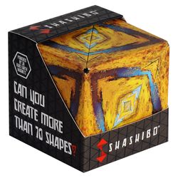 Shashibo Wild Series Savanna Magnetic Puzzle Cube Yellow 12 pc
