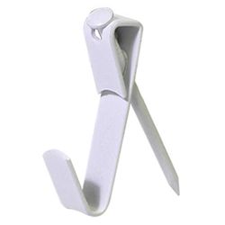 HILLMAN Steel-Plated White Conventional Picture Hanger 10 lb 8 pk