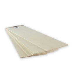 Midwest Products 3/16 in. X 6 in. W X 2 ft. L Basswood Sheet #2/BTR Premium Grade