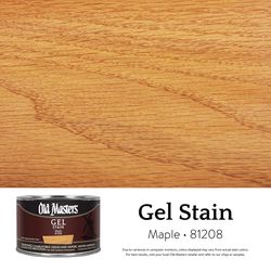 Old Masters Semi-Transparent Maple Oil-Based Alkyd Gel Stain 1 pt