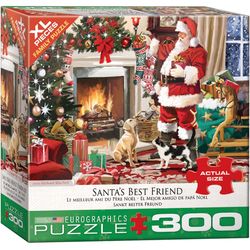 Eurographics Santa's Best Friend Jigsaw Puzzles Multicolored 300 pc