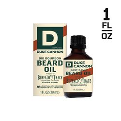 Duke Cannon Big Bourbon Buffalo Trace Beard Oil 1 fl. oz.