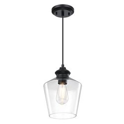 Westinghouse Ramsey Matte Black 1 lights Mini Pendant Light