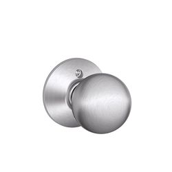 Schlage F Series Orbit Satin Chrome Dummy Knob