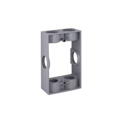 Bell Old Work 11 cu in Rectangle Aluminum 1 gang Box Extension Gray