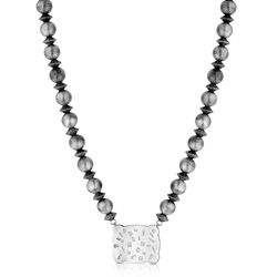 Montana Silversmiths Women's Cowgirl Pearls Buckle Necklace