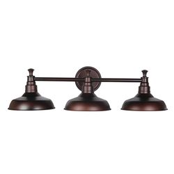 Design House Kimball Textured Bronze 3 lights Vanity Light Surface