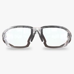 Edge Eyewear Anti-Fog Safety Glasses Clear Lens Black Frame 1 pk
