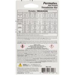 Permatex High Strength Threadlocker Liquid 0.2 fl. oz.