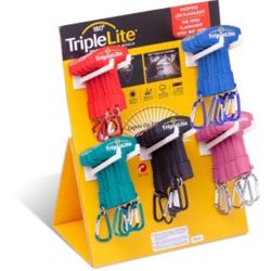 TripleLite 50 lm Assorted LED Flashlight With Key Ring AAA Battery