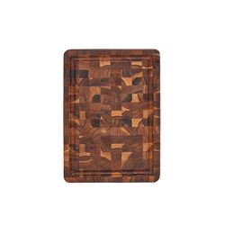 TeakHaus 14 in. L X 10 in. W X 1 in. Teak Wood Cutting Board