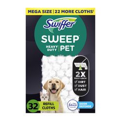 Swiffer 10.3 in. Polyester Blend Sweeping Pad