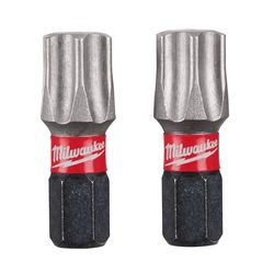 Milwaukee Shockwave Torx T50 X 1 in. L Impact Driver Bit Alloy Steel 2 pk