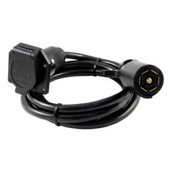 CURT 7 Way Trailer Wiring Extension 7 ft.