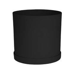 Bloem Mathers Resin Planter Black