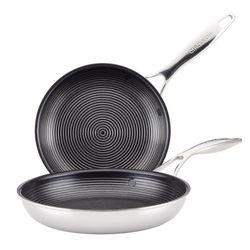 Circulon Stainless Steel Fry Pan Set Silver