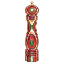 Totally Bamboo Baltique Marrakesh Multicolored Wood Pepper Mill
