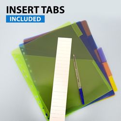Bazic Products Multicolored Binder Dividers 5 pk