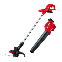 CRAFTSMAN V20 CMCK279C2 10 in. 20 V Battery Blower/Trimmer Kit (Battery & Charger)