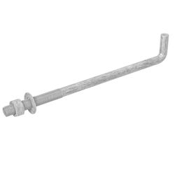 Grip-Rite 5/8 in. D X 12 in. L Steel Hook Head Anchor Bolts 25 pk