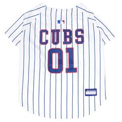 Pets First Team colors Chicago Cubs Dog Jersey Medium