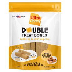 Ultra Chewy Double Treat Chicken Chews For Dogs 22.4 oz 8 pk