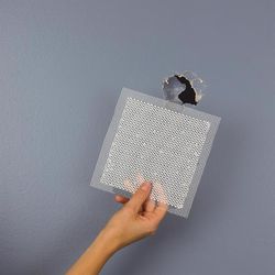 Saint-Gobain ADFORS FibaTape 6 in. L X 6 in. W Reinforced Aluminum White Self Adhesive Wall Repair P
