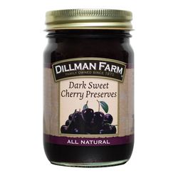 Dillman Farm Dark Sweet Cherry Preserves 16 oz Jar