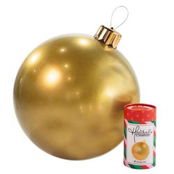 Holiball Vintage Gold 30 in. Inflatable