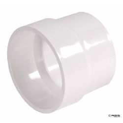NDS Schedule 35 4 in. Hub each X 4 in. D Hub PVC Adapter