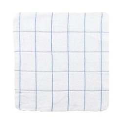 Monarch Brands Blue/White Cotton/Terry Checkerboard Dish Towel 12 pk