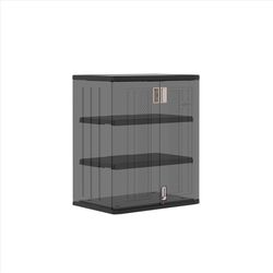Suncast Cabinet 36 in. H X 30 in. W X 20.25 in. D Black Resin 2-Door Cabinet