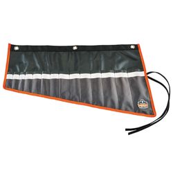 Ergodyne Arsenal 0.25 in. W X 16.5 in. H Polyester Wrench Roll Up 14 pocket Black 1 pc
