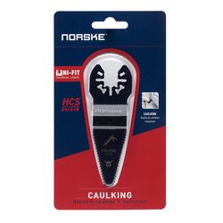 Norske Uni-Fit Bi-Metal Caulking Scraper Blade Adhesive Removal 1 each