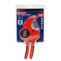 Keeney 2-1/2 in. PVC Pipe Cutter Red 1 pk