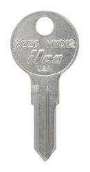 HILLMAN Traditional Key House/Office Universal Key Blank Double Silver