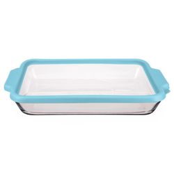Anchor Hocking Baking Dish Blue/Clear 1 pc