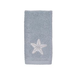 Avanti Linens Sequin Shells Mineral Cotton Fingertip Towel 1 pc