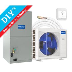 MRCOOL 2nd Gen DIY Hyper Heat w/ 15' Line Set 2 ton 24000 BTU 18.3 SEER Central Heat Pump System