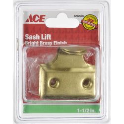 Ace 1.5 in. L Bright Brass Universal Hook Sash Lift 2 pk