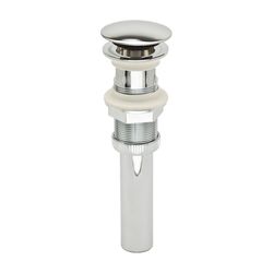 DecoDrain 1-1/4 in. D Plastic Push Pop-Up Drain