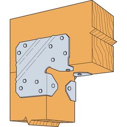 Simpson Strong-Tie ZMax 5.38 in. H X 5.38 in. W 20 Ga. Galvanized Steel End Post Cap