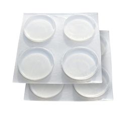 Shepherd Hardware Vinyl Self Adhesive Anti-Skid Pad Clear Round 1 in. W 8 pk