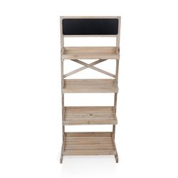 Alpine 50 in. H X 15 in. W X 21 in. D Wood Shelf Rack