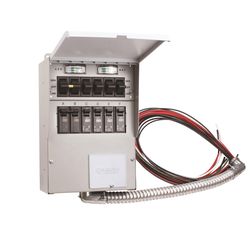 Reliance Controls Pro/Tran 2 30 amps 120/240 V 6 space 6 circuits Surface Mount Transfer Switch Kit