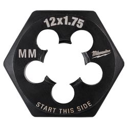 Milwaukee Metric M12X1.75 mm Hex Threading Die