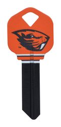 HILLMAN NCAA Kwikset/66 KW1 House/Office Key Blank Single Orange