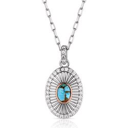 Montana Silversmiths Women's Turquoise Sunburst Necklace
