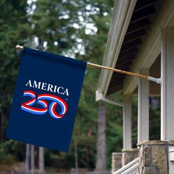 Valley Forge America 250 House Flag 28 in. H X 0 in. W X 40 in. L