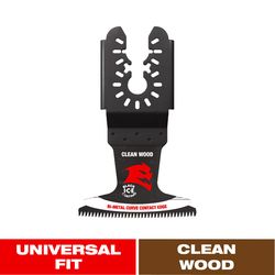 Diablo 2-1/2 in. W Bi-Metal Curved Contact Edge Oscillating Blade Clean Wood 1 pk